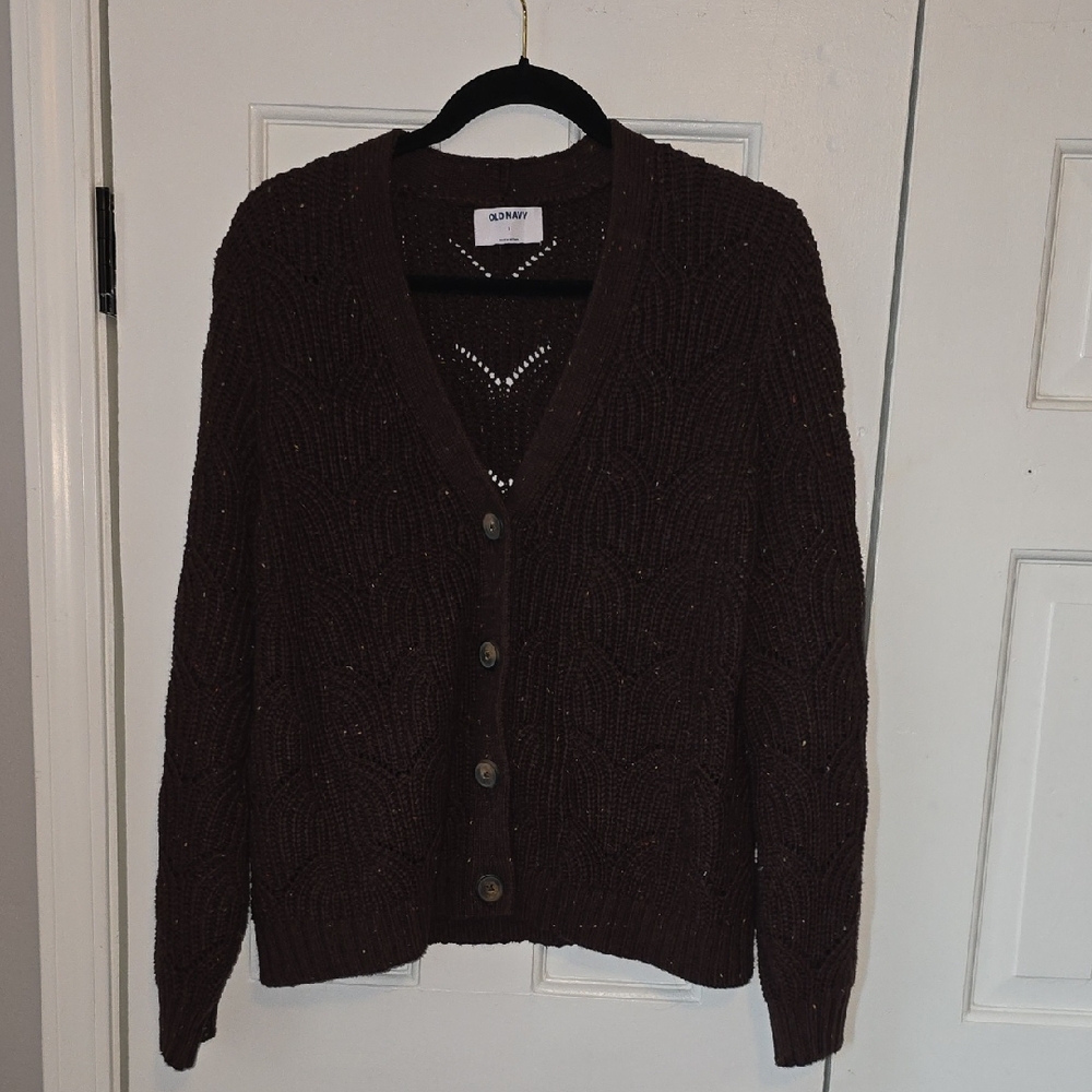 Old Navy Dark Brown Men's Cardigan